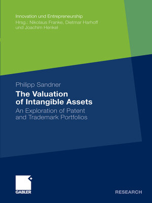 cover image of The Valuation of Intangible Assets